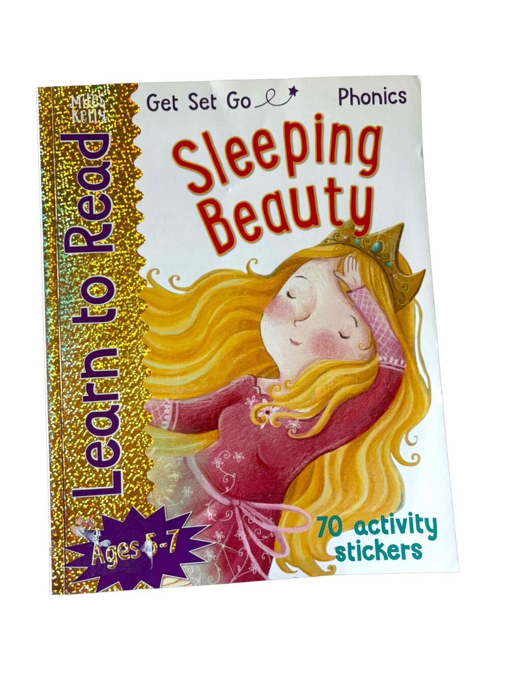 Miles Kelly Get Set Go Phonics Sleeping Beauty Learn to Read Activity Book